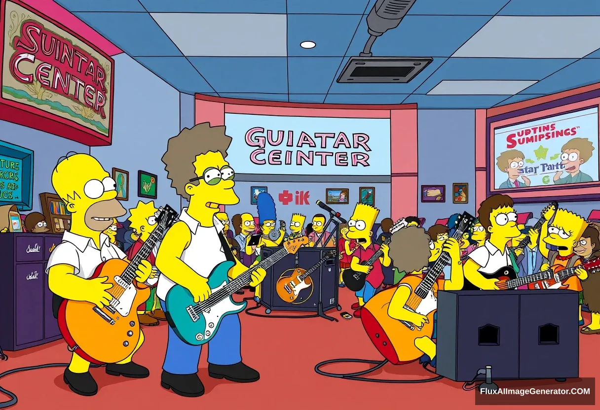 Guitar Center in The Simpsons