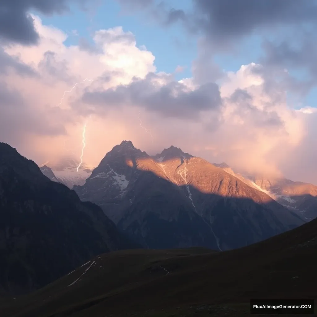 'a clap of thunder in the Aravis mountain range'