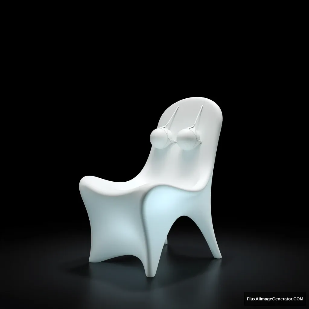 Product design for a chair like a woman in a bikini. - Image