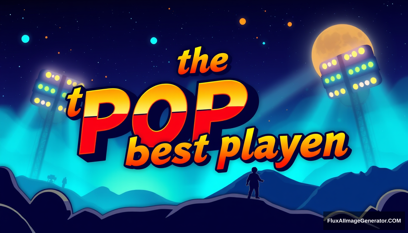 A POP font "the best player" - Image