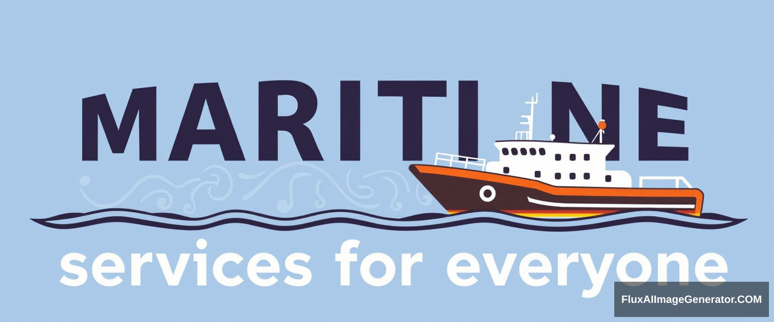 "Maritime services logo for everyone"