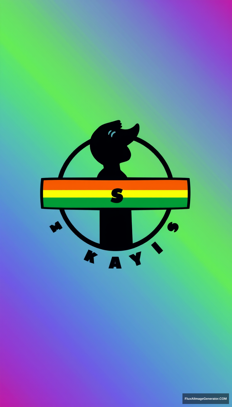 Create a Mike is gay logo. - Image