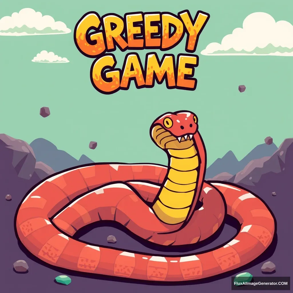 Greedy snake game - Image