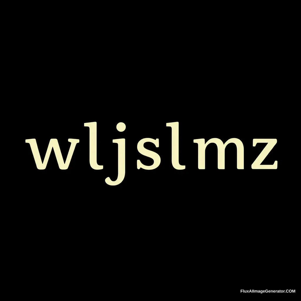 The text 'wljslmz' does not appear to be in a recognized language or meaningful context for translation. It seems like a random string of letters.