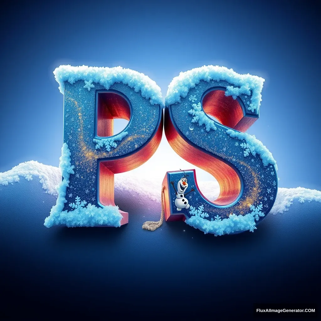 Frozen PS Two Letters, high definition