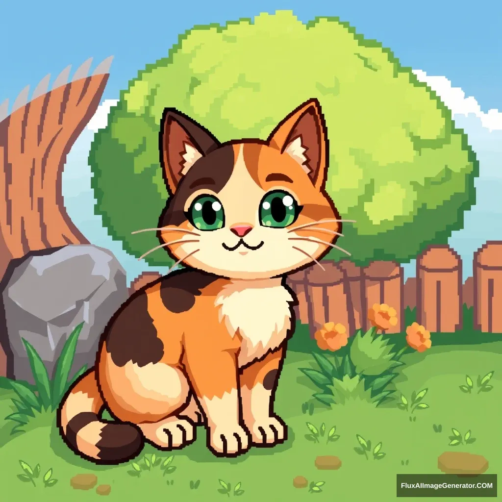 "Stardew Valley style cat" - Image