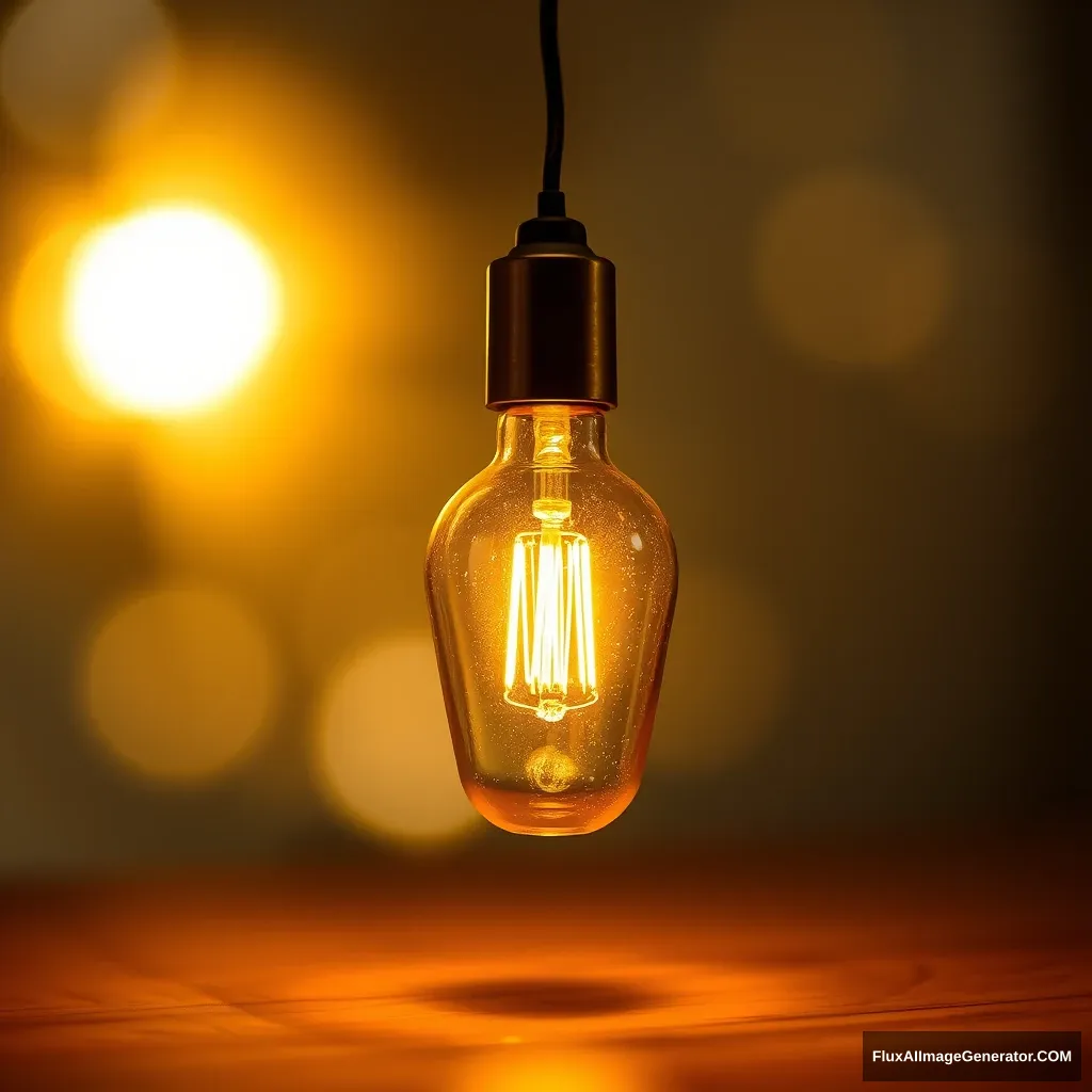 an ampoule with beautiful light - Image