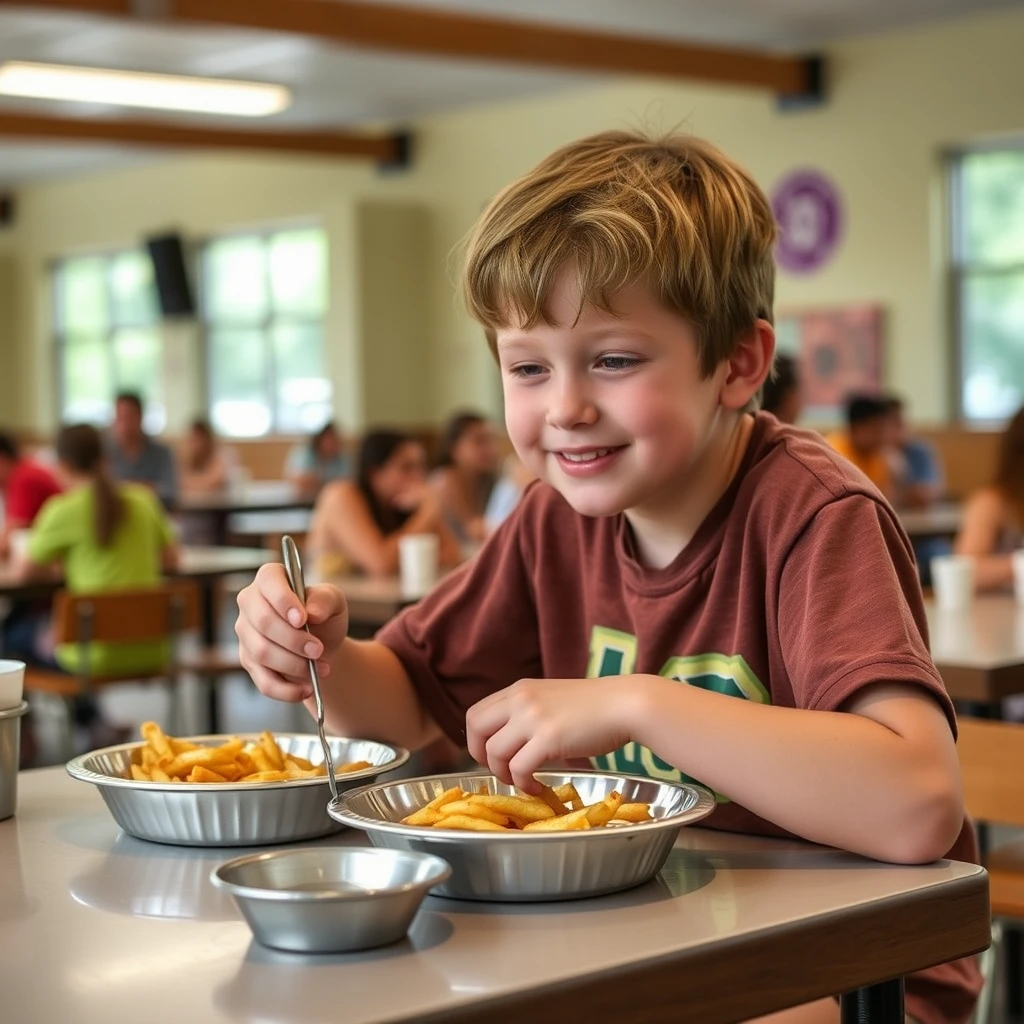 A summer camper has spiked the food in the cafeteria with a potent aphrodisiac. - Image