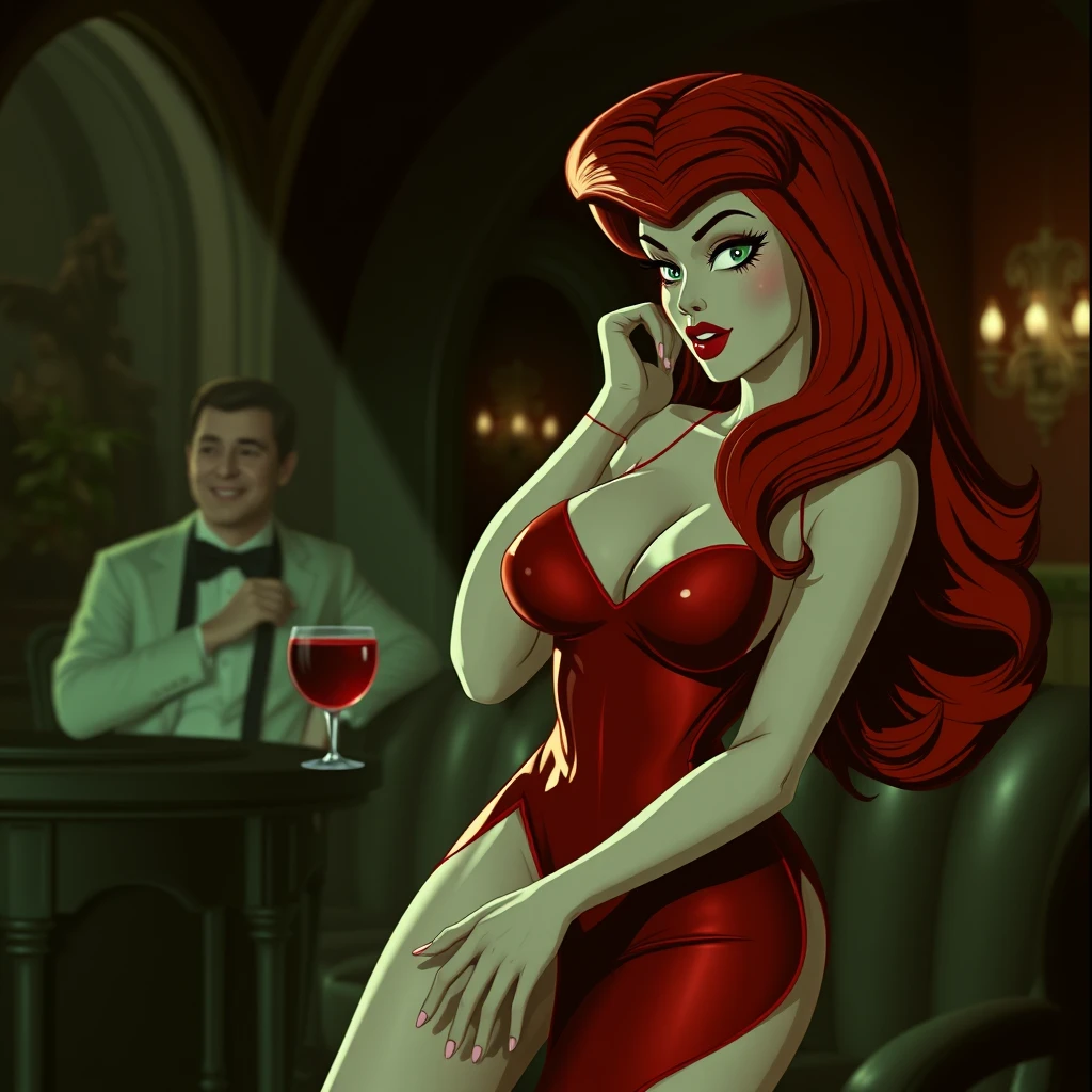 Jessica Rabbit film noir scene