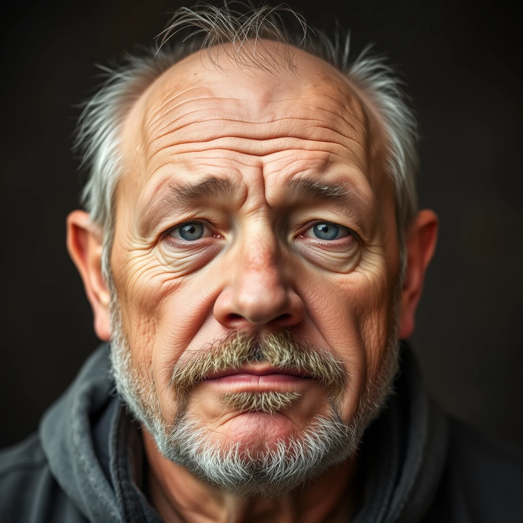 A beefy middle-aged portrait. - Image