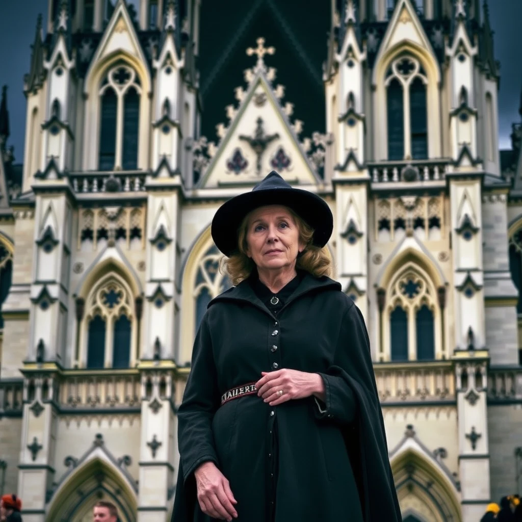 Minerva McGonagall in Notre Dame - Image