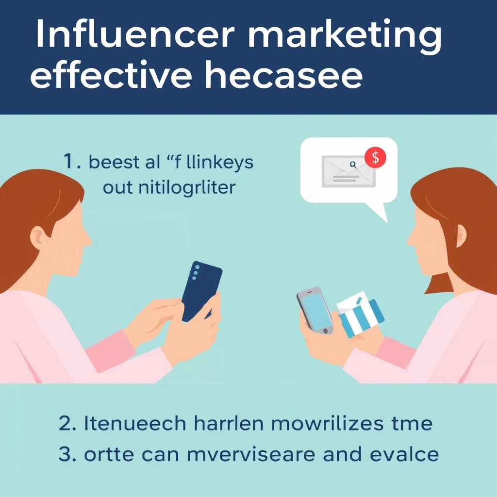 Influencer marketing is effective because:

1. Influencers have built trust with their audiences
2. Influencers can reach niche audiences
3. Influencer marketing can drive conversions and sales