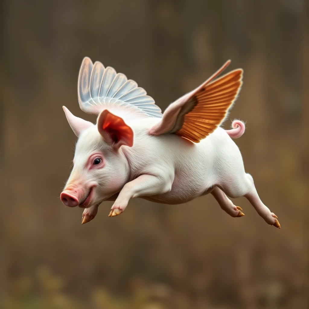 flying pig - Image