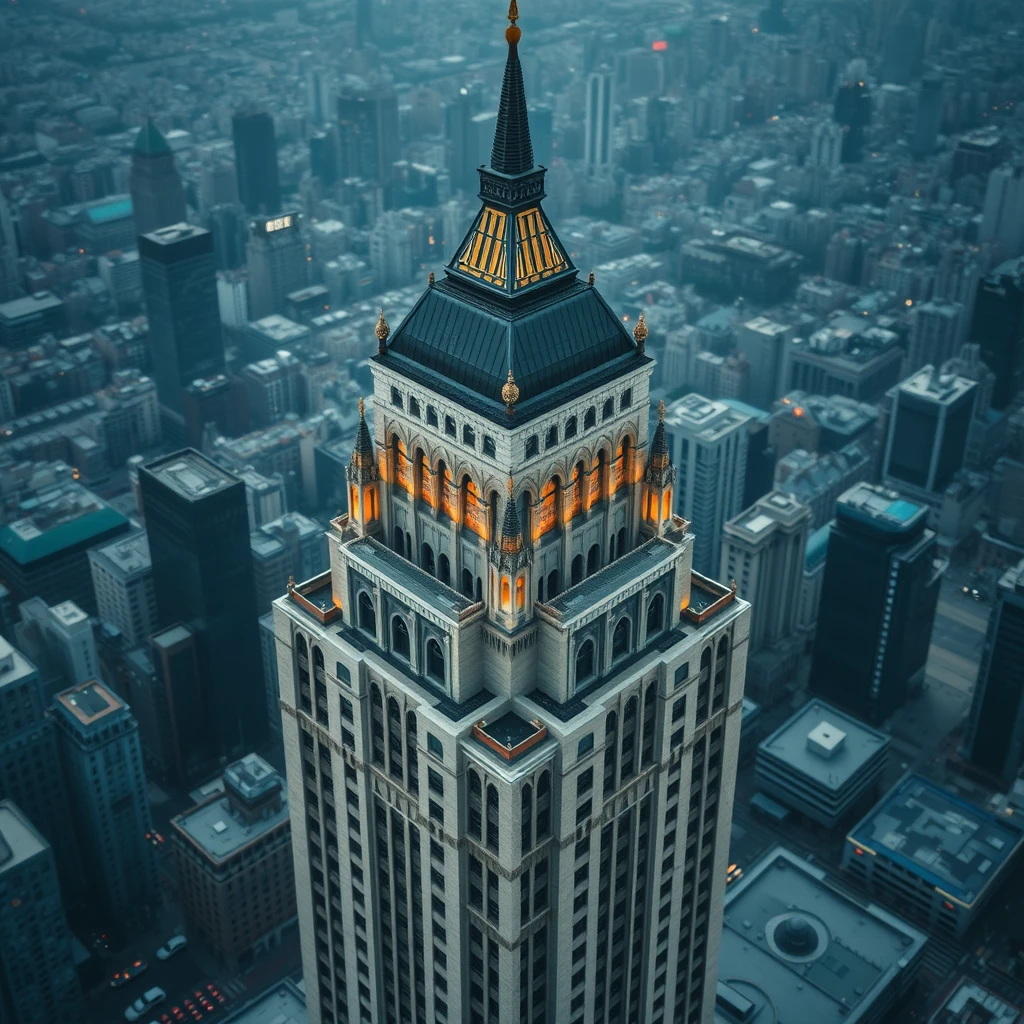 building in top-down view , city background,