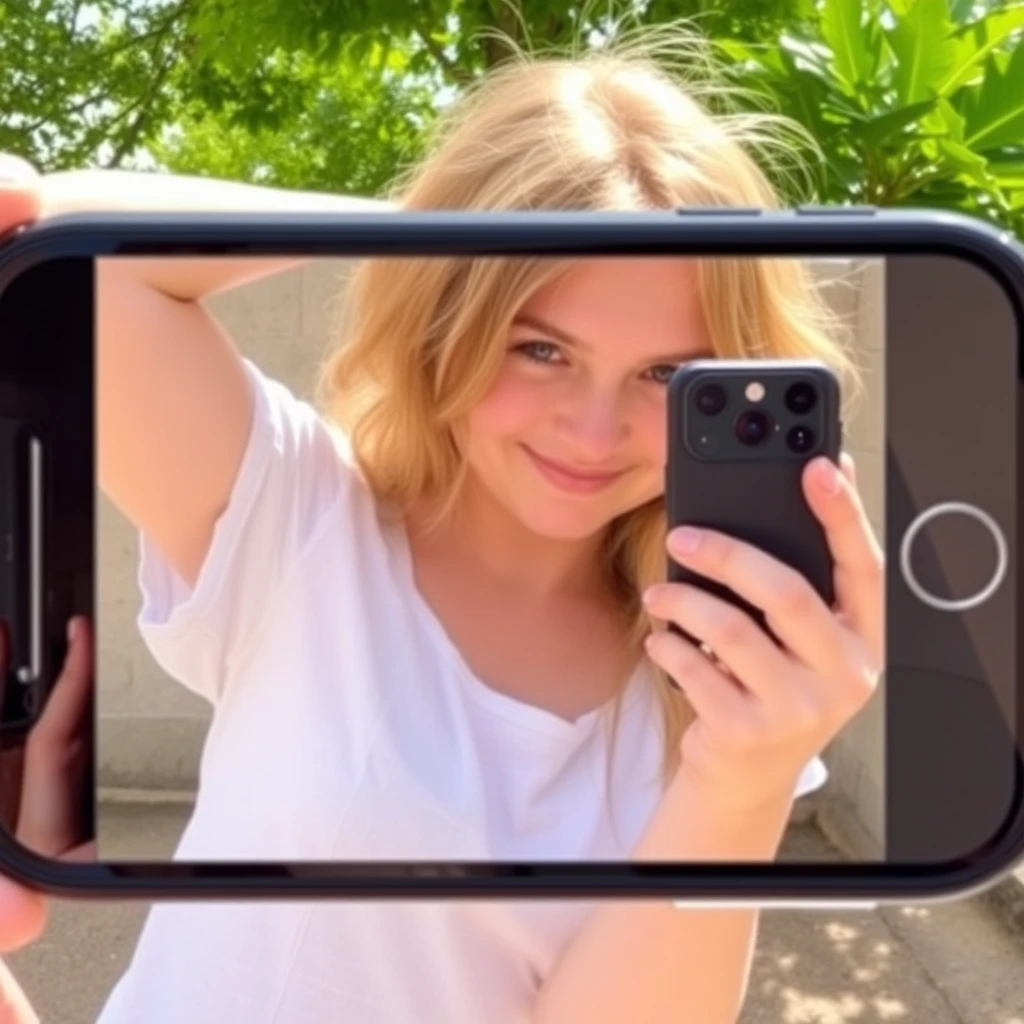 'Hot 18-year-old, iPhone camera' - Image