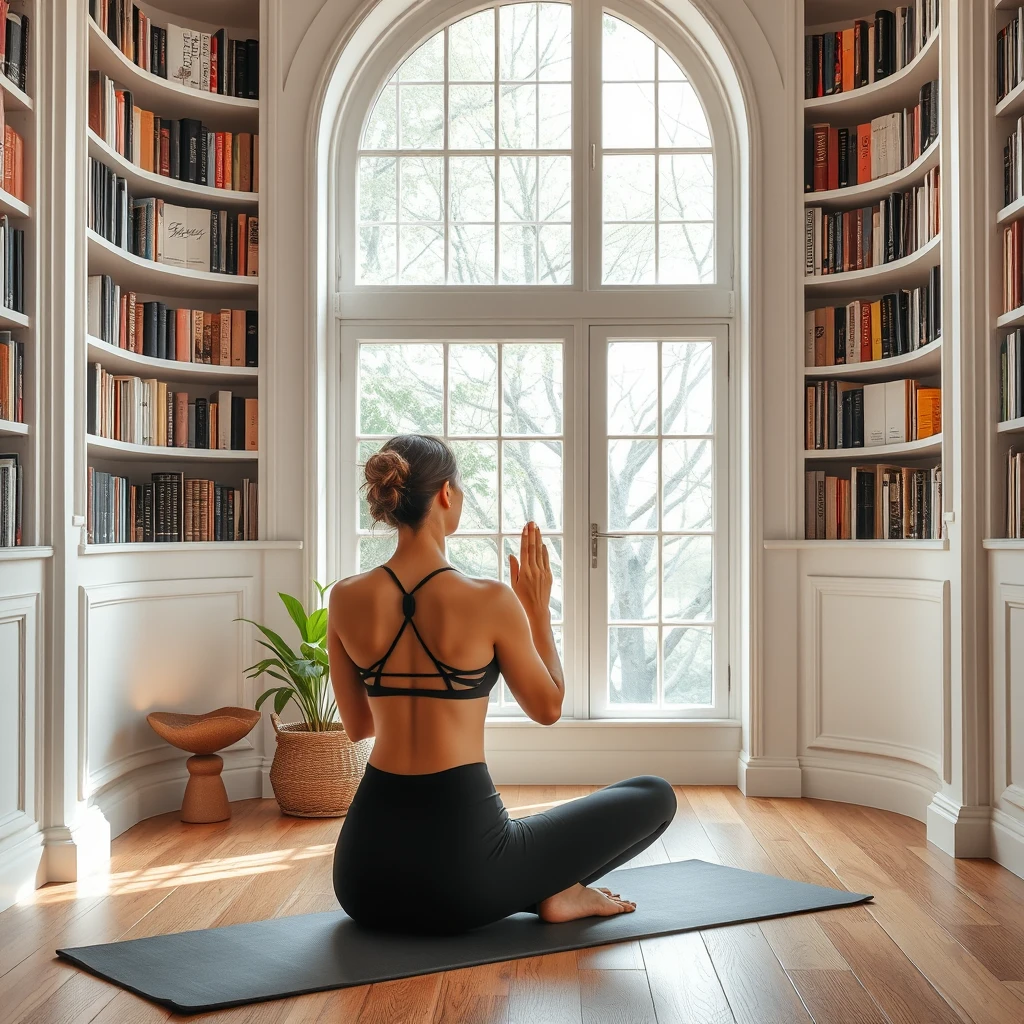 Beauty, yoga library

