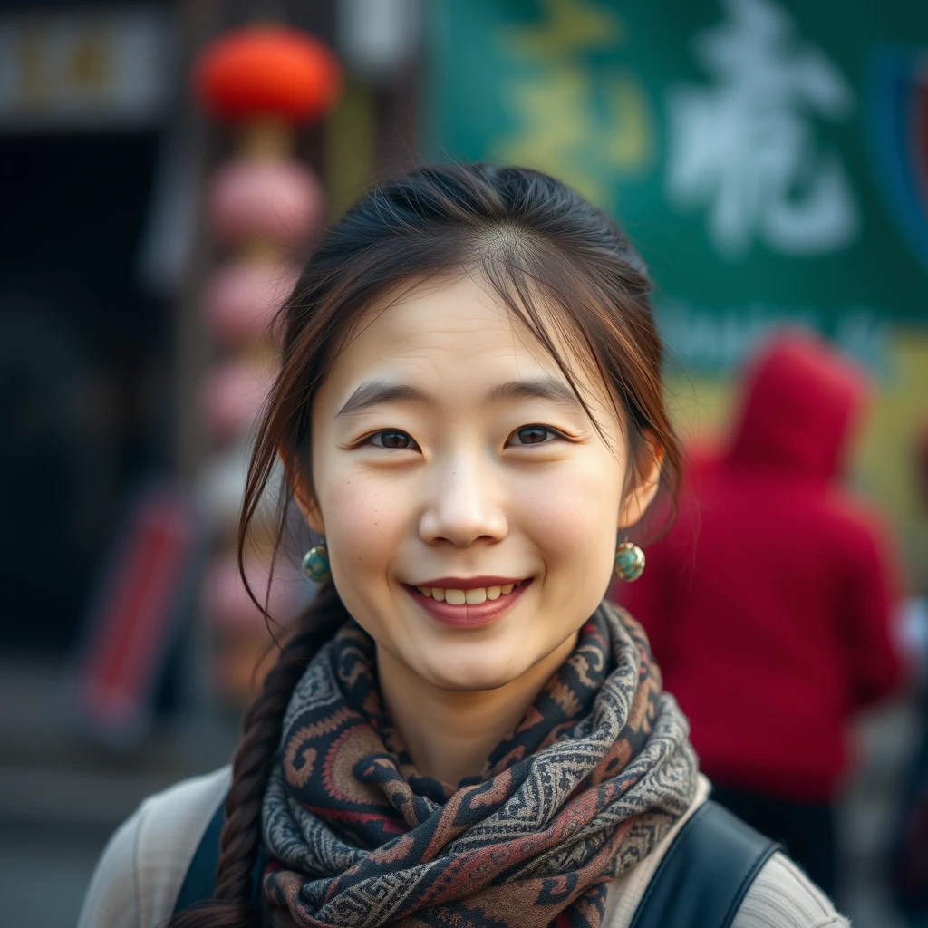 A 24-year-old Chinese girl. - Image