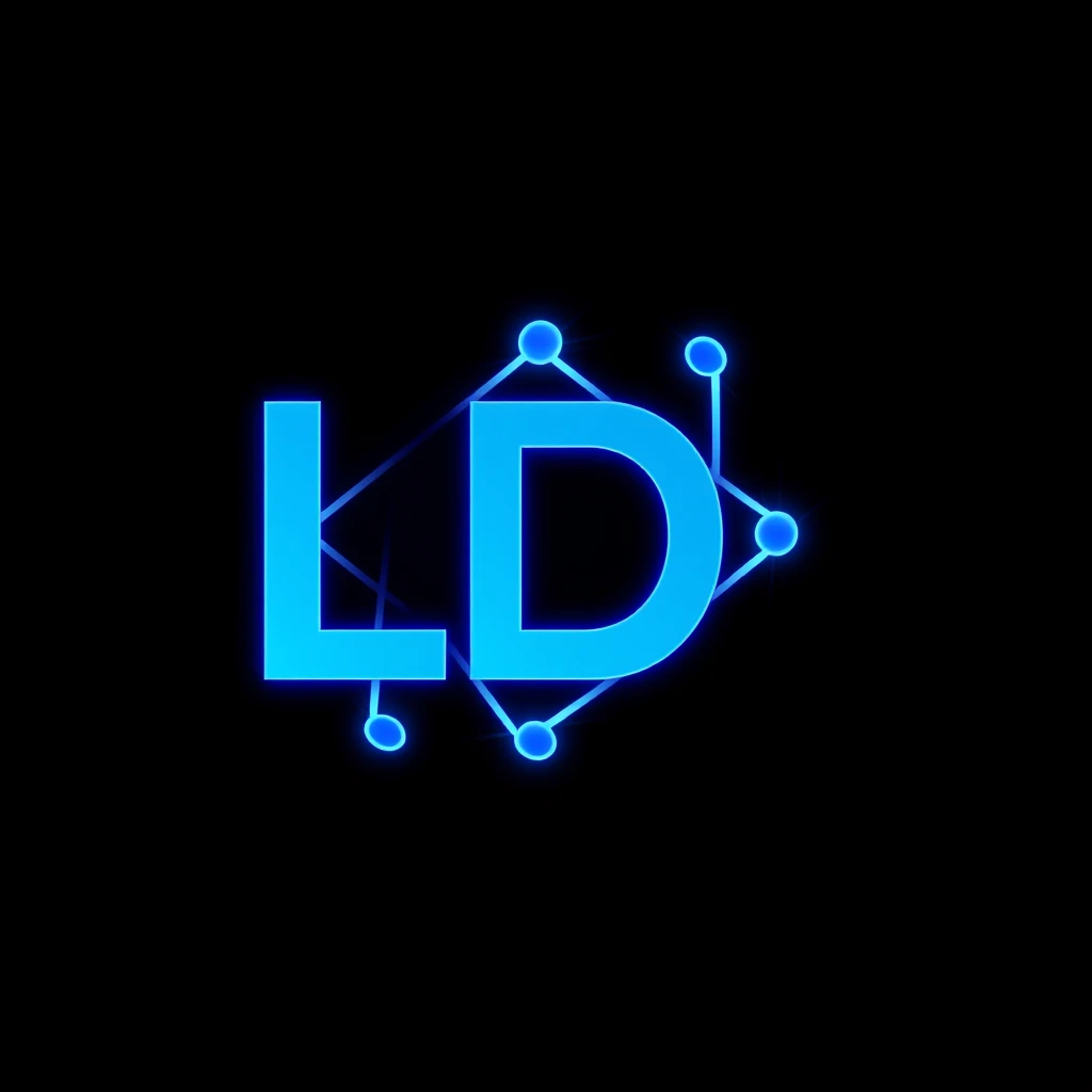 "LD" blue logo in computer science