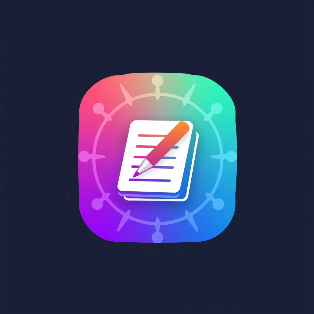 A logo for an AI note-taking Mac app.