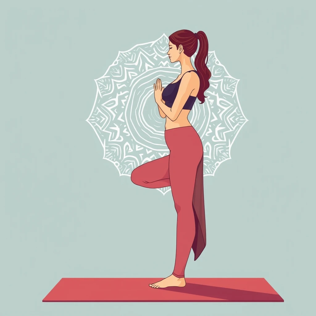 yoga mat, 1920:850, woman, 2d vector graphic - Image