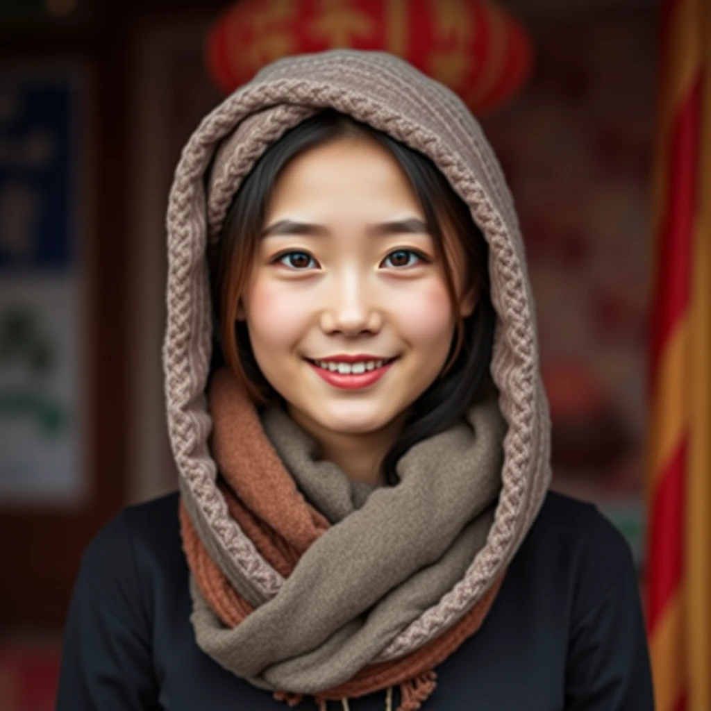 A 24-year-old Chinese girl.