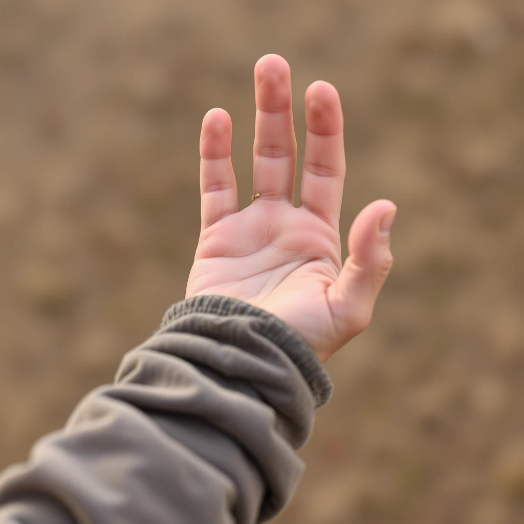 a hand of kid - Image