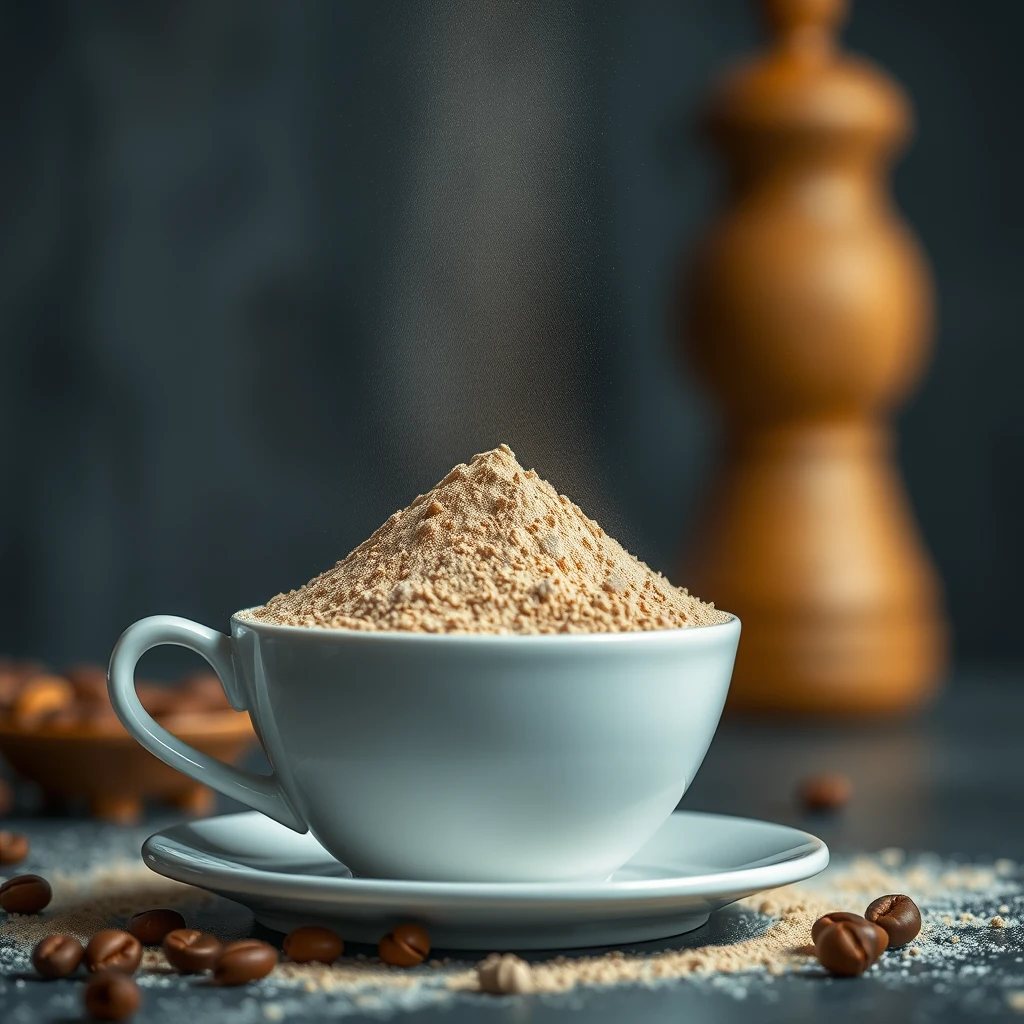 Hd wallpaper, coffee powder, close-up food commercial photography