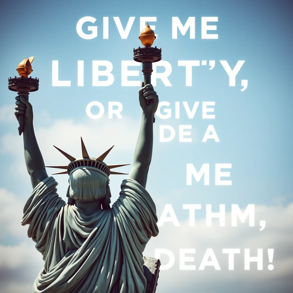 "Give me liberty, or give me death!"