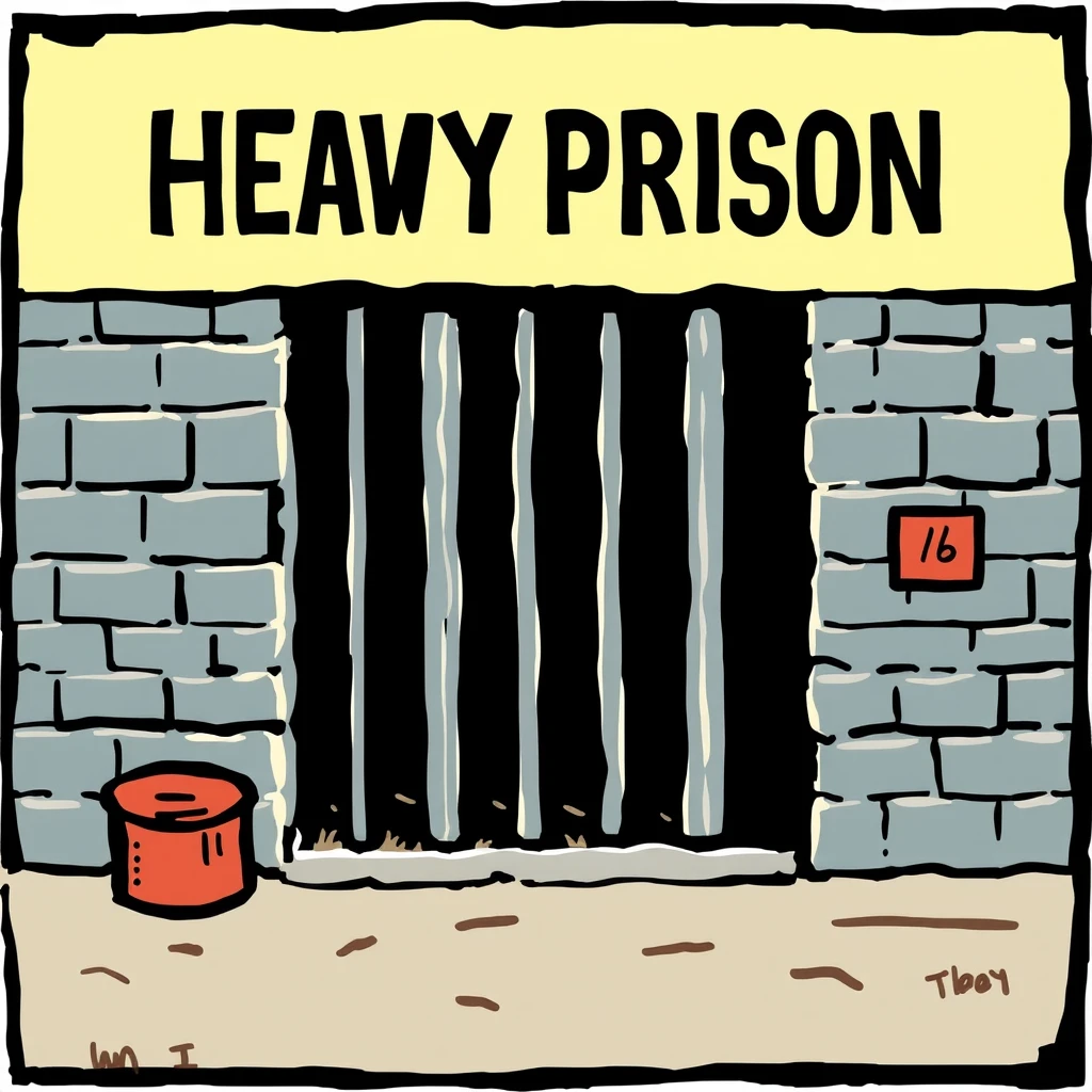 'heavy prison'