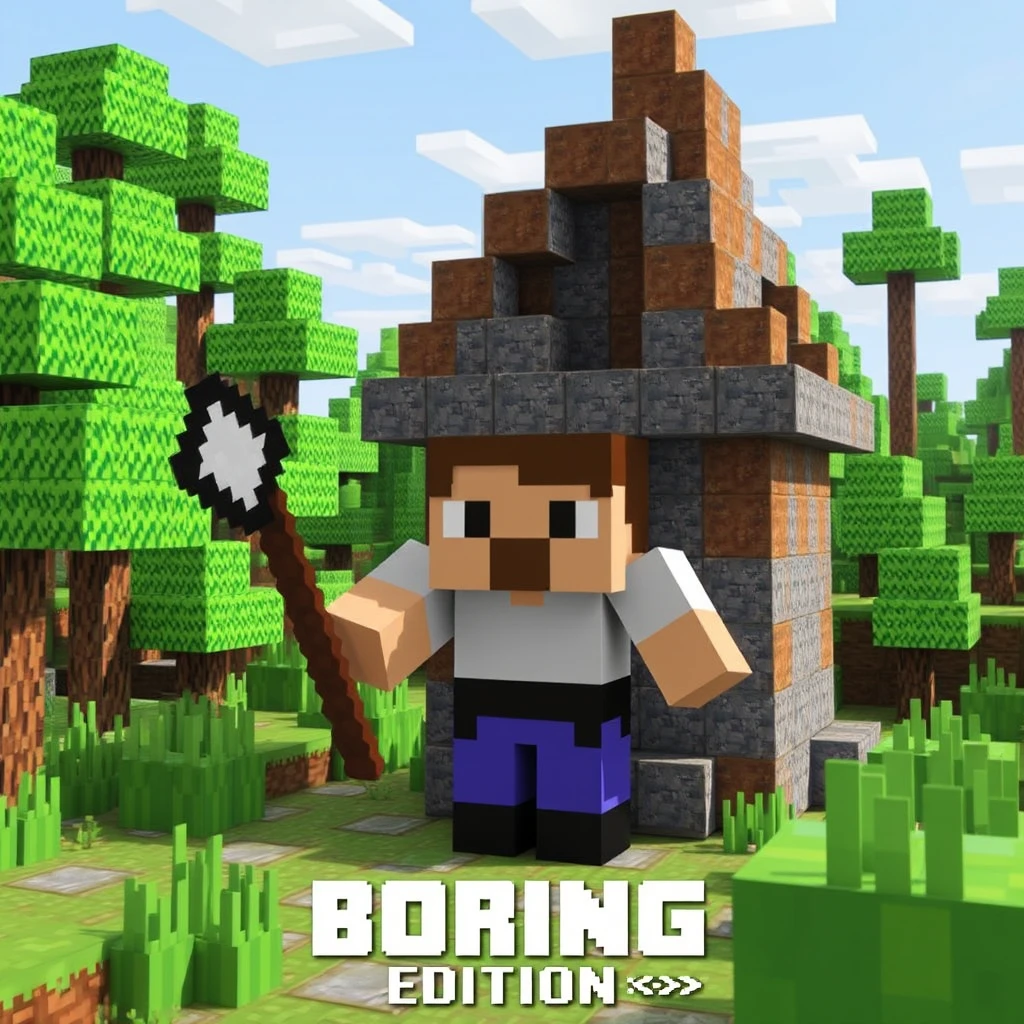 "Minecraft | Boring Edition" - Image