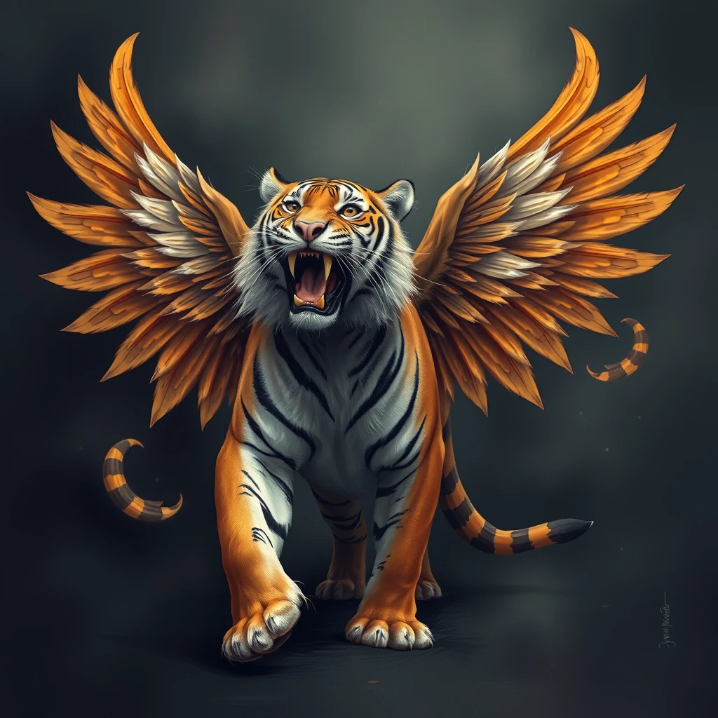 Tiger with Wings