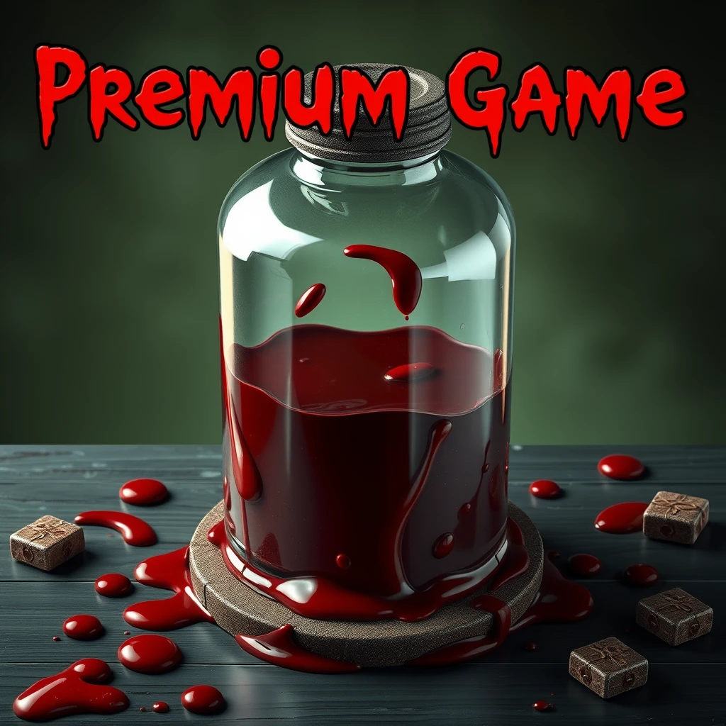 A premium game blood bin