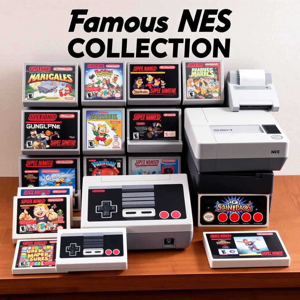 Famous NES Game Collection Cover