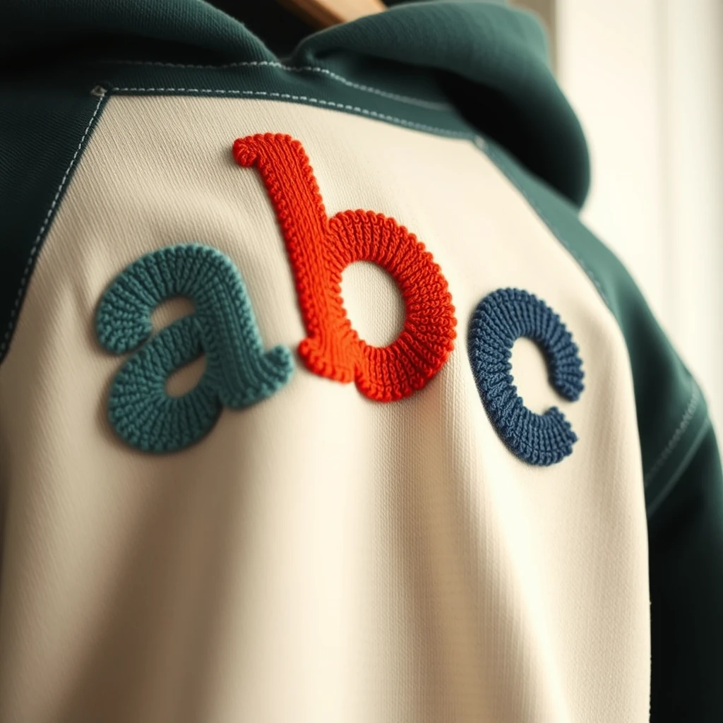 A piece of clothing with the letters abc written on it - Image