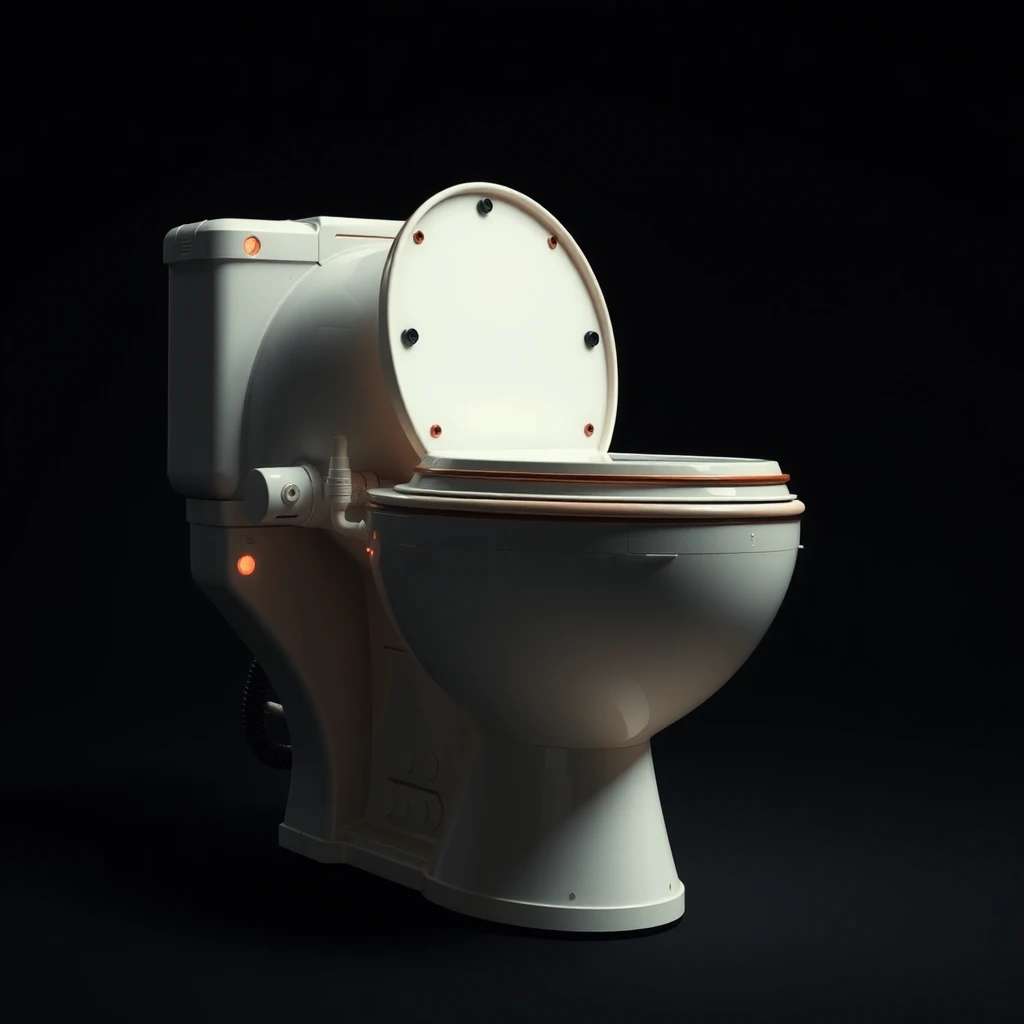 Toilet-shaped spaceship - Image