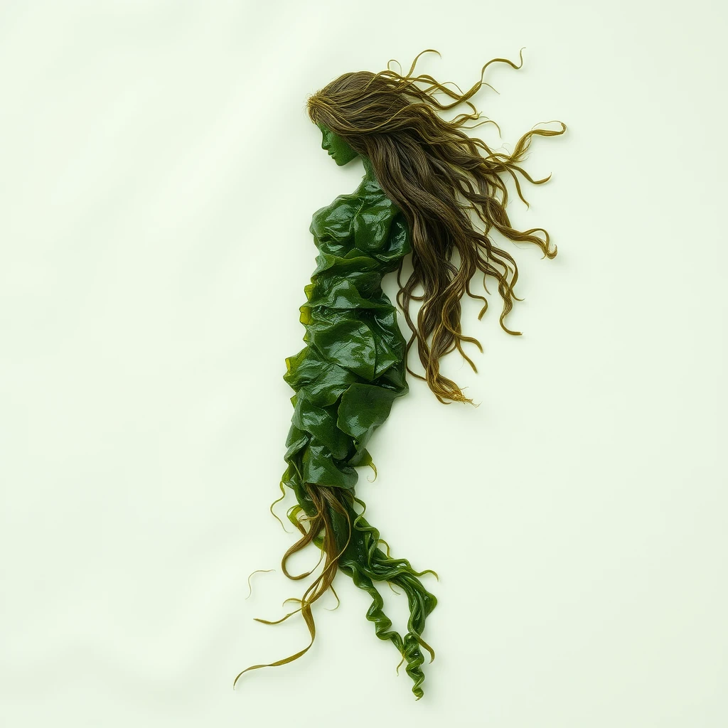 seaweed in the shape of a woman - Image