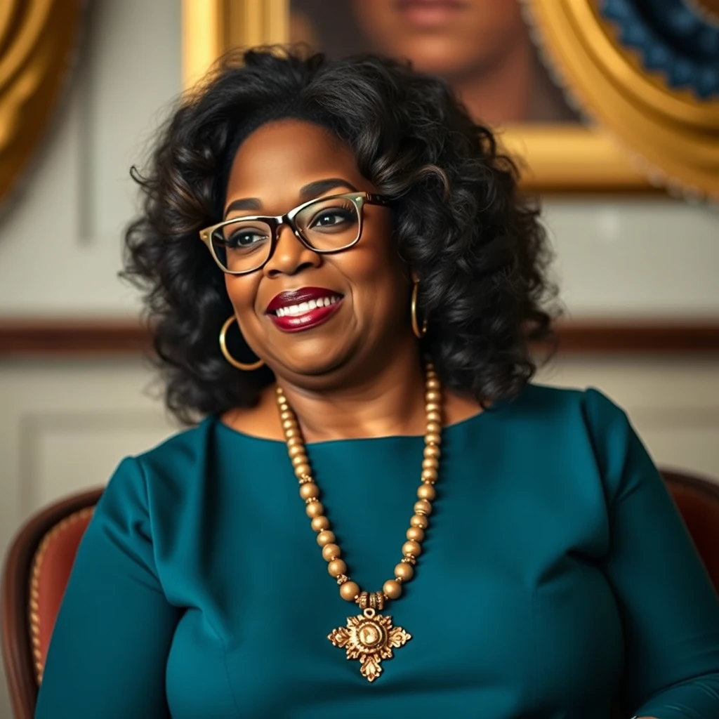 Oprah Winfrey as a white American - Image