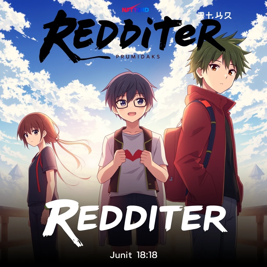 Anime movie "Redditer" poster - Image