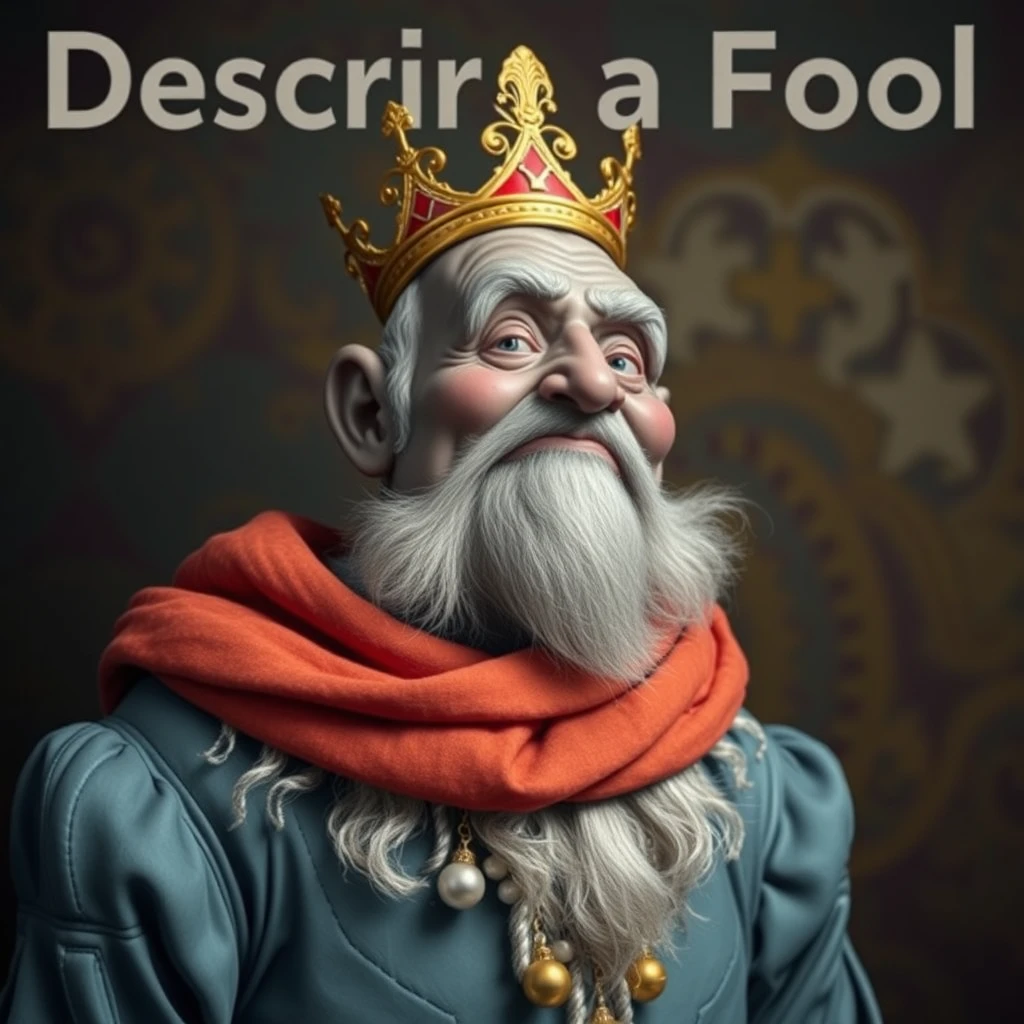 "Describe a fool with images." - Image