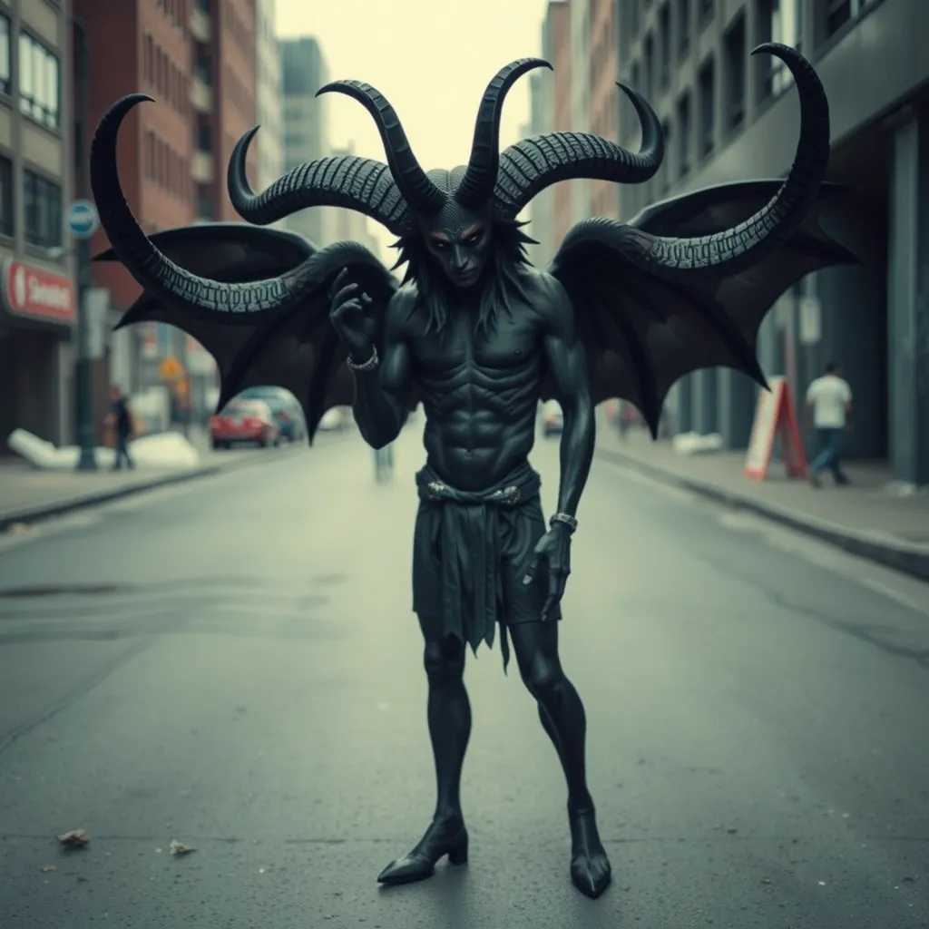 urban baphomet, hd photography