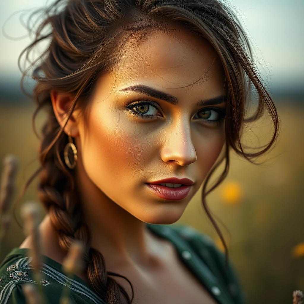 Beautiful woman, depth of field - Image