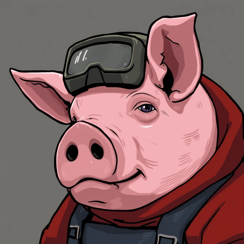 A teammate has respawned as a pig, but I recognized him at a glance. As a result, without further ado, he began his tearful sorrow towards me. - Image