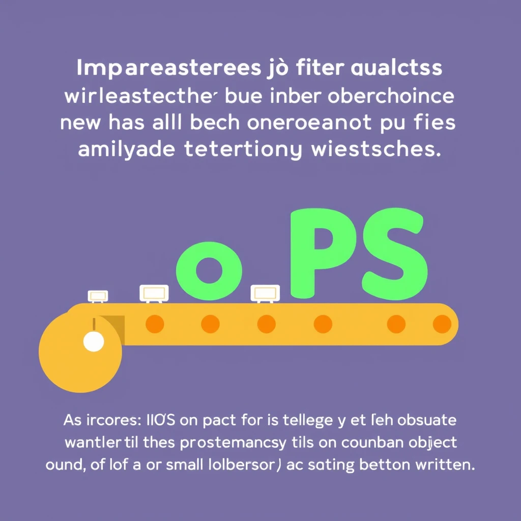 An image that captures the following idea: "The importance of IOPS (Input/Output Operations Per Second) and how it relates to small file performance. IOPS is important for workloads that rely on small objects and how the performance of object storage is affected by the number of small objects being written." Use a friendly, Pixar-like animation art style. - Image