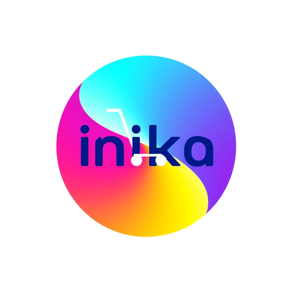 A logo for an AI-based e-commerce platform called Inika. - Image