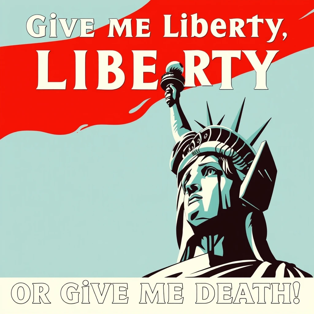 "Give me liberty, or give me death!" - Image