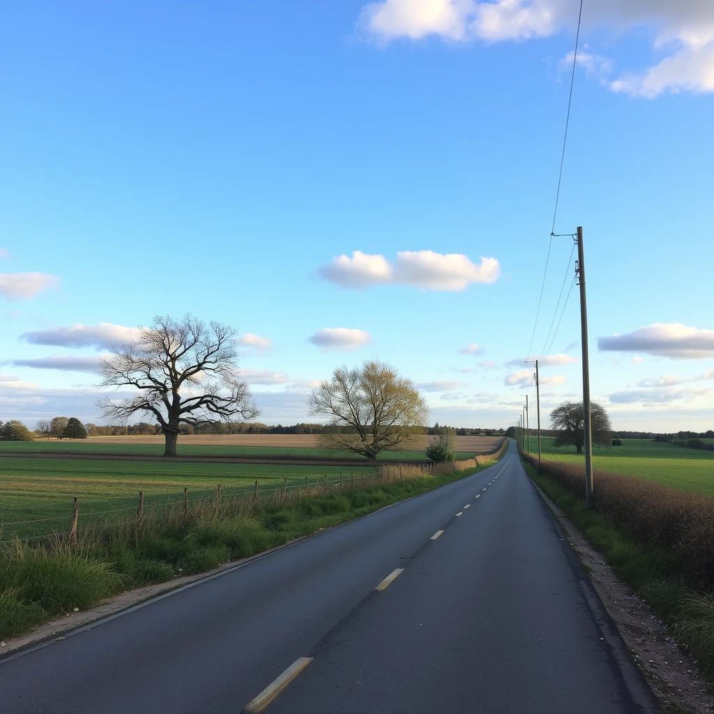 A country lane.