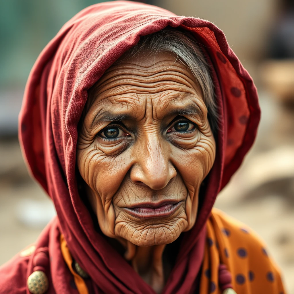 a poor woman - Image