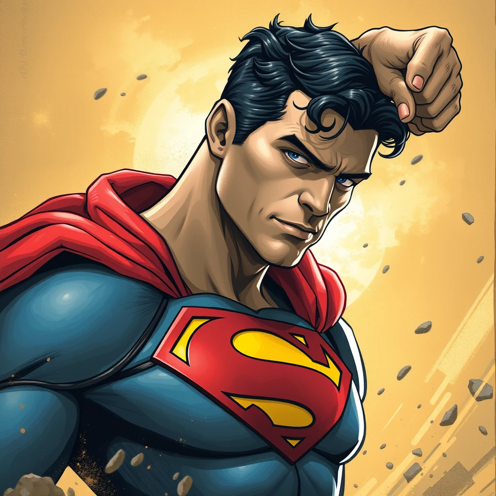 "The strongest British Superman" - Image