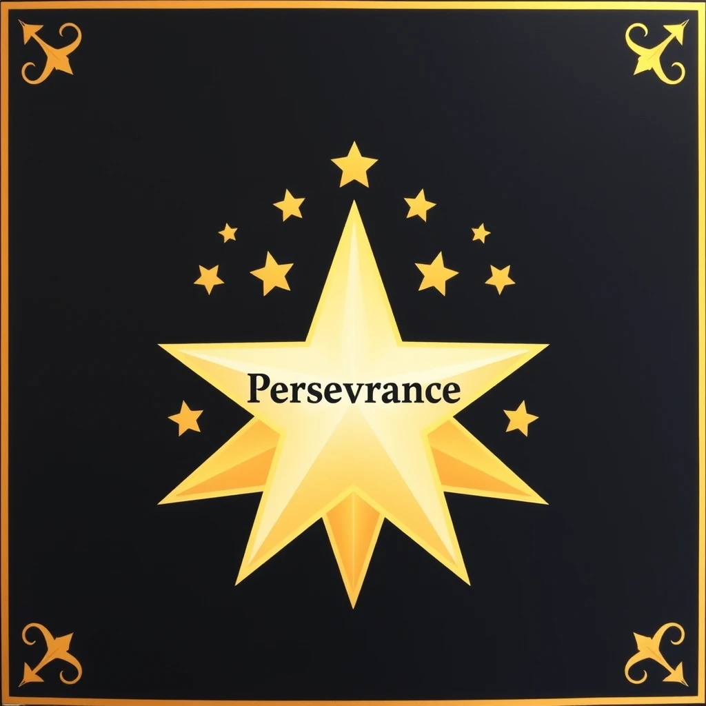 Certificate of Perseverance Star - Image