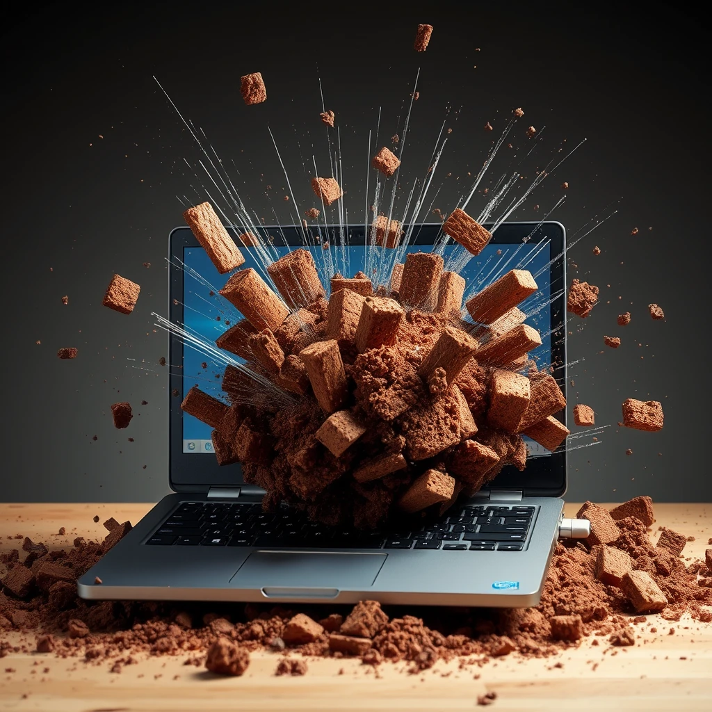 Violently Exploding Chromebook - Image